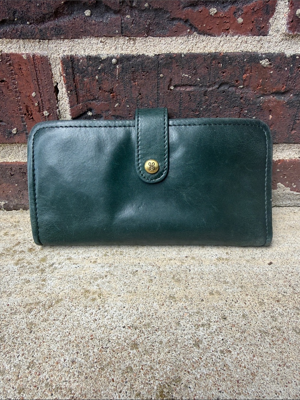 Hobo Torch Leather Snap Wallet